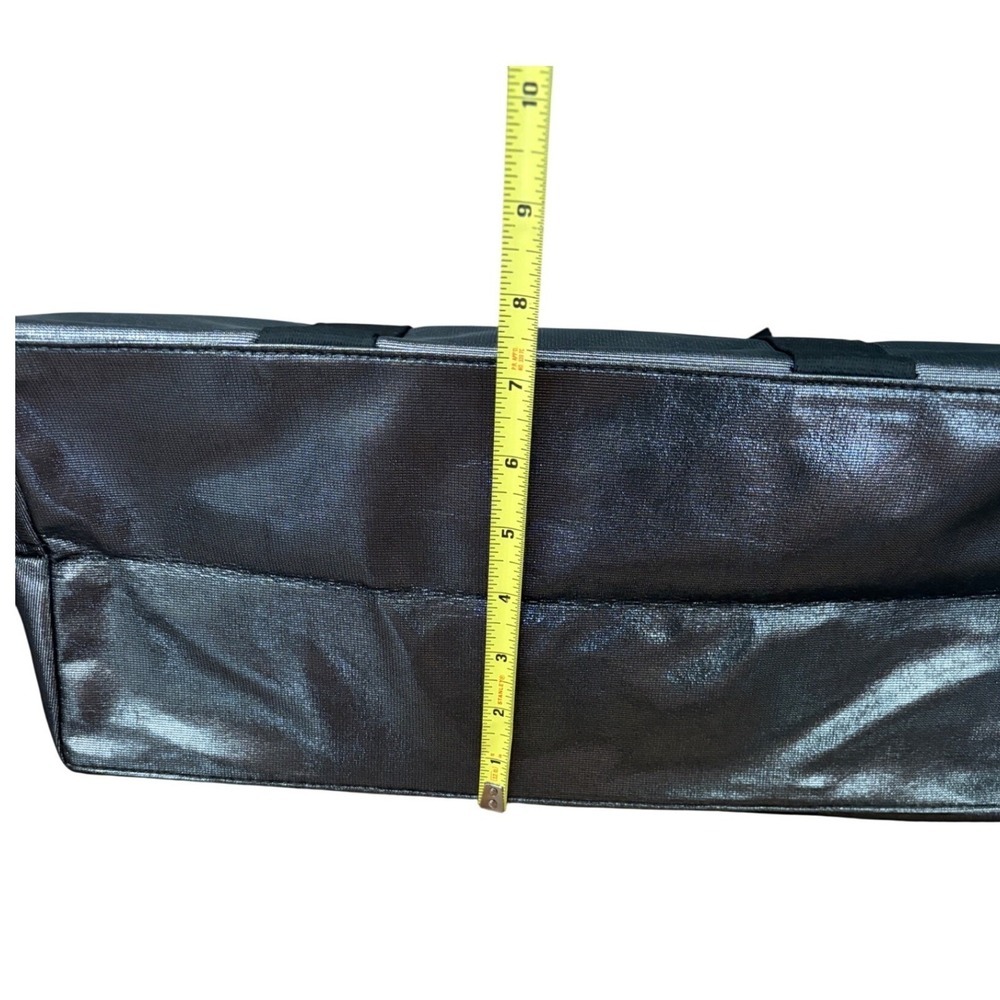 Coach Fragrance Metallic Silver Travel Tote  Bag With Zipper Closure - Picture 6 of 9